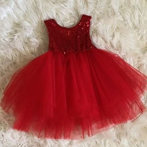 Red Toddler Holiday Dress